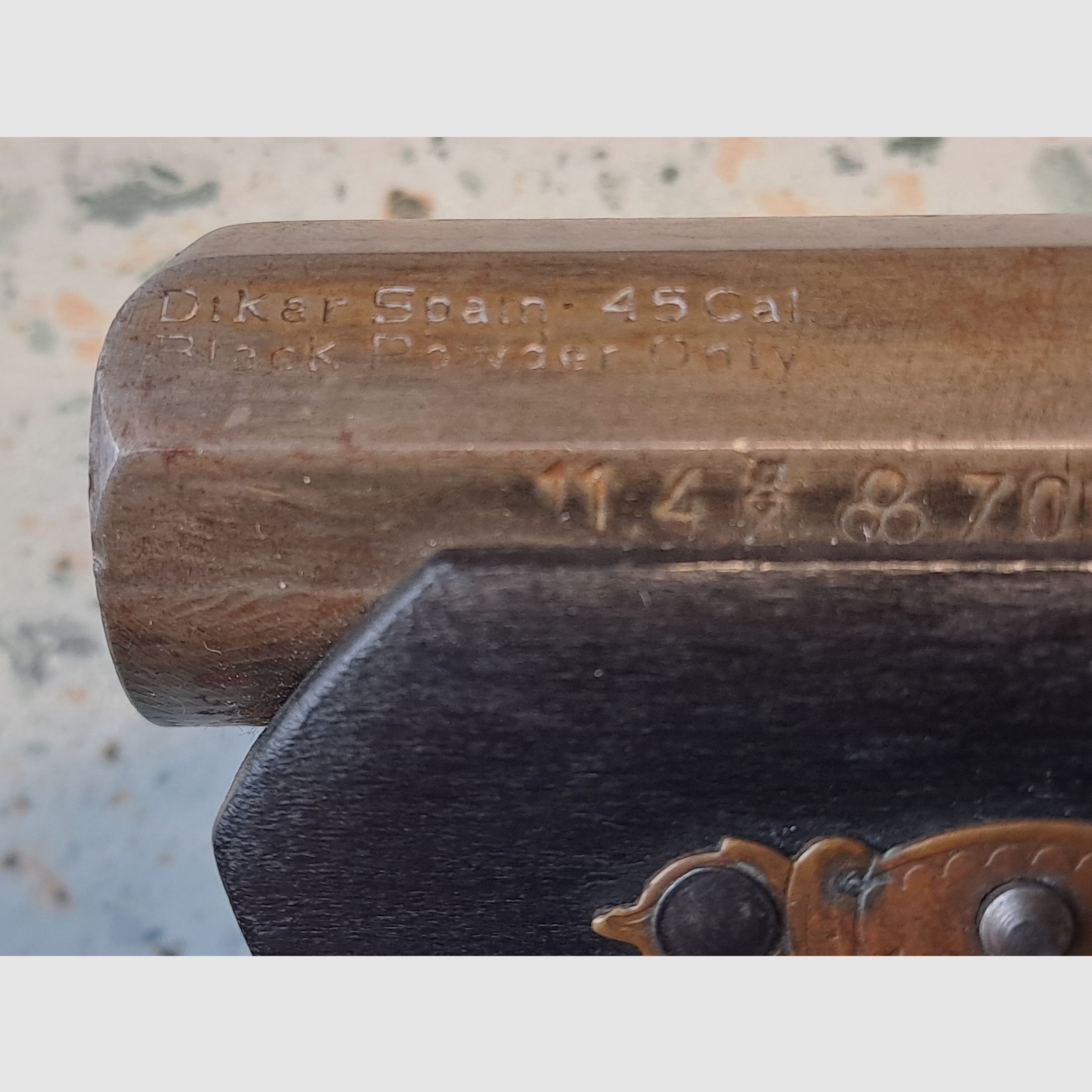 Philadelphia Derringer Dikar .45 including original proof certificate