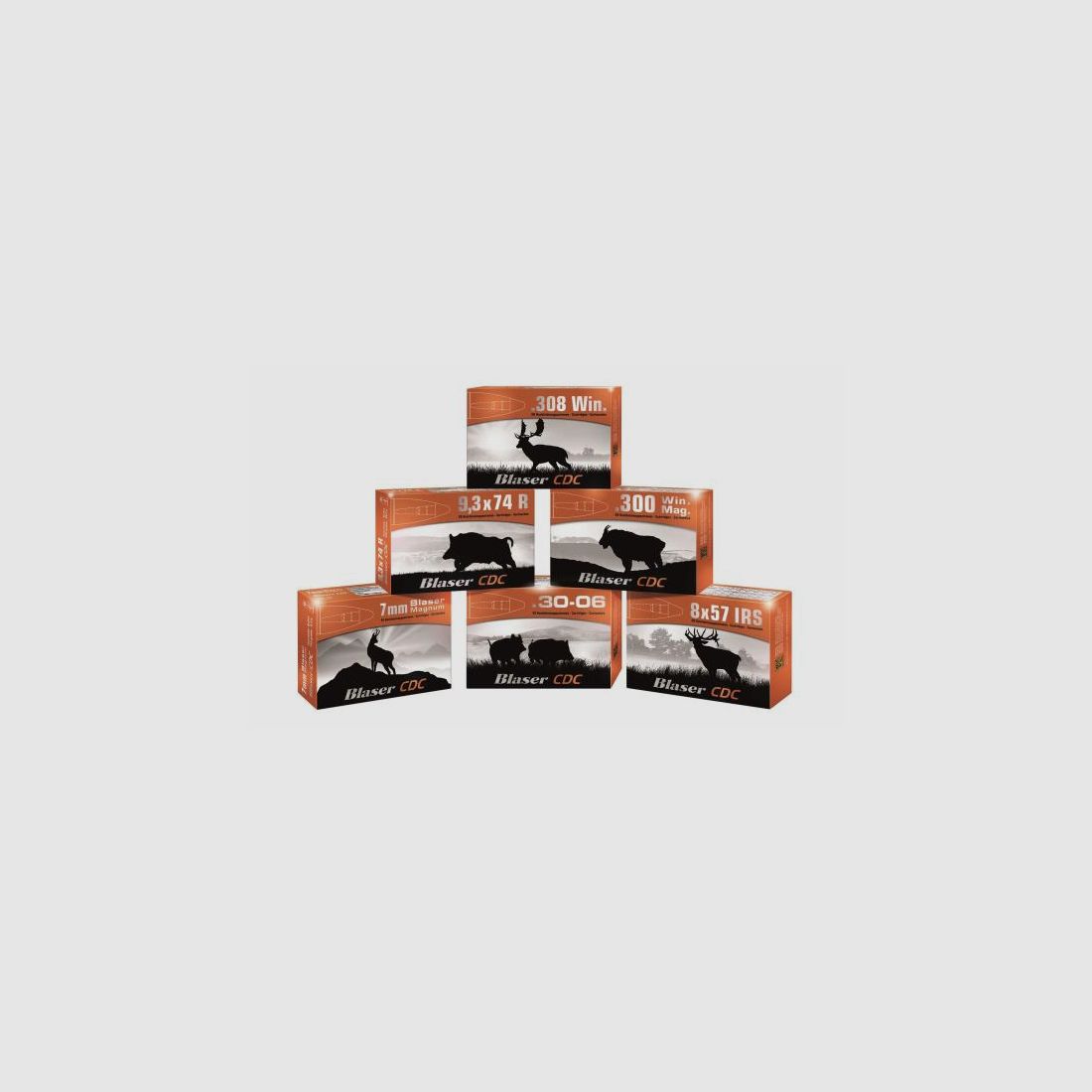 BLASER caliber 8.. rifles 8x68S CDC 20 pcs 11.0g/170gr lead-free