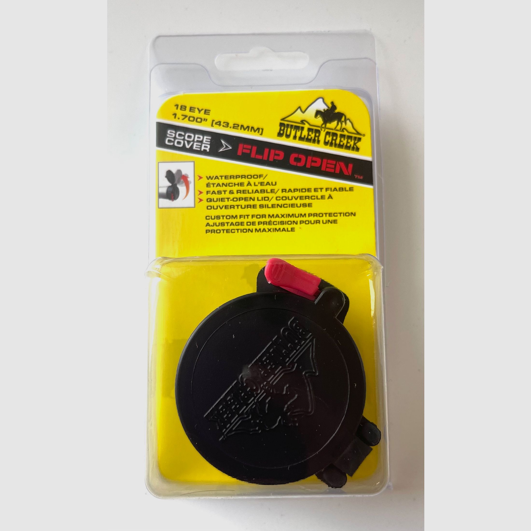 Butler Creek MO20180 Flip Open Scope Cover Eyepiece Flip Cover for Scope 18 EYE 43.2mm