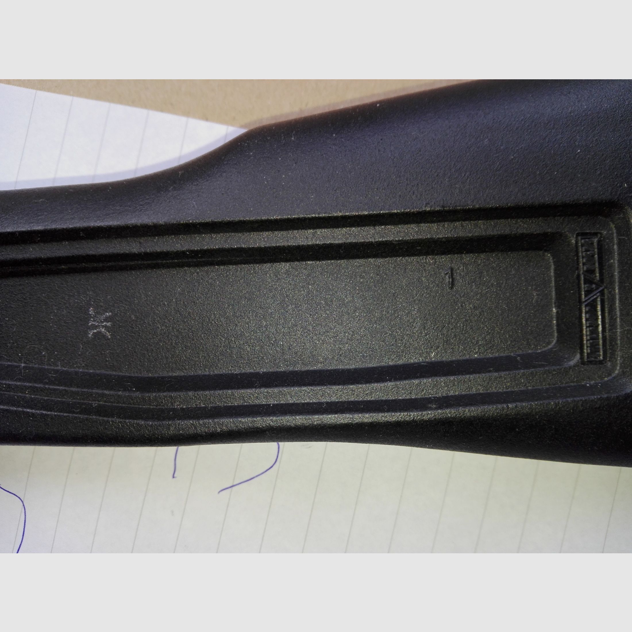 Original IZHMASH Polymer AK74M 5.5mm Pin/Pin Folding stock, 100 Series AK folding stock (older version without slot for buttpad strap)