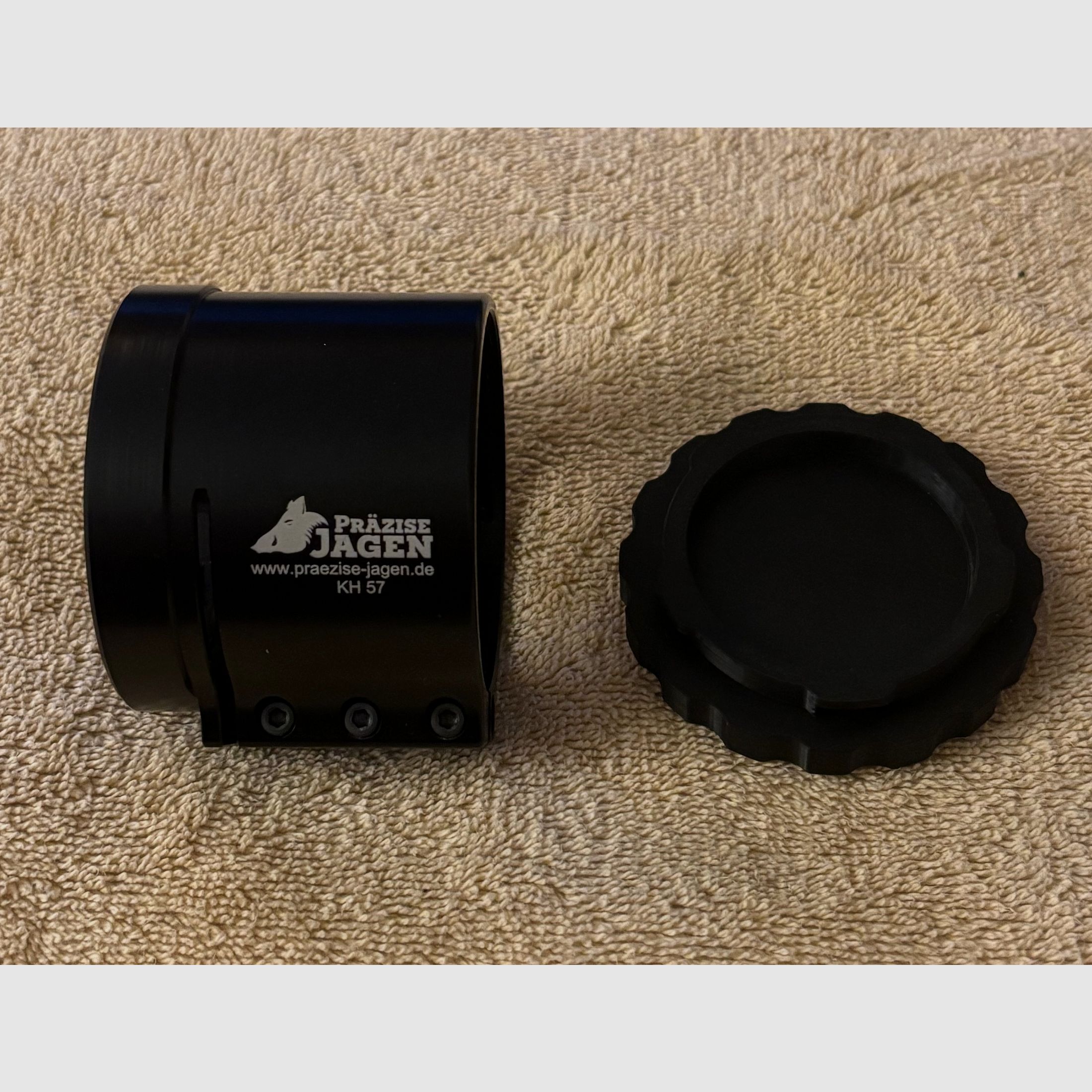 Klemhuls 57mm Precis Jagen incl. beschermkap als nieuw