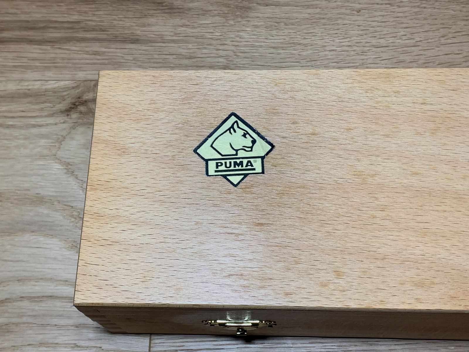 Cuchillo de caza PUMA COUGAR cuchillo de colección de madera