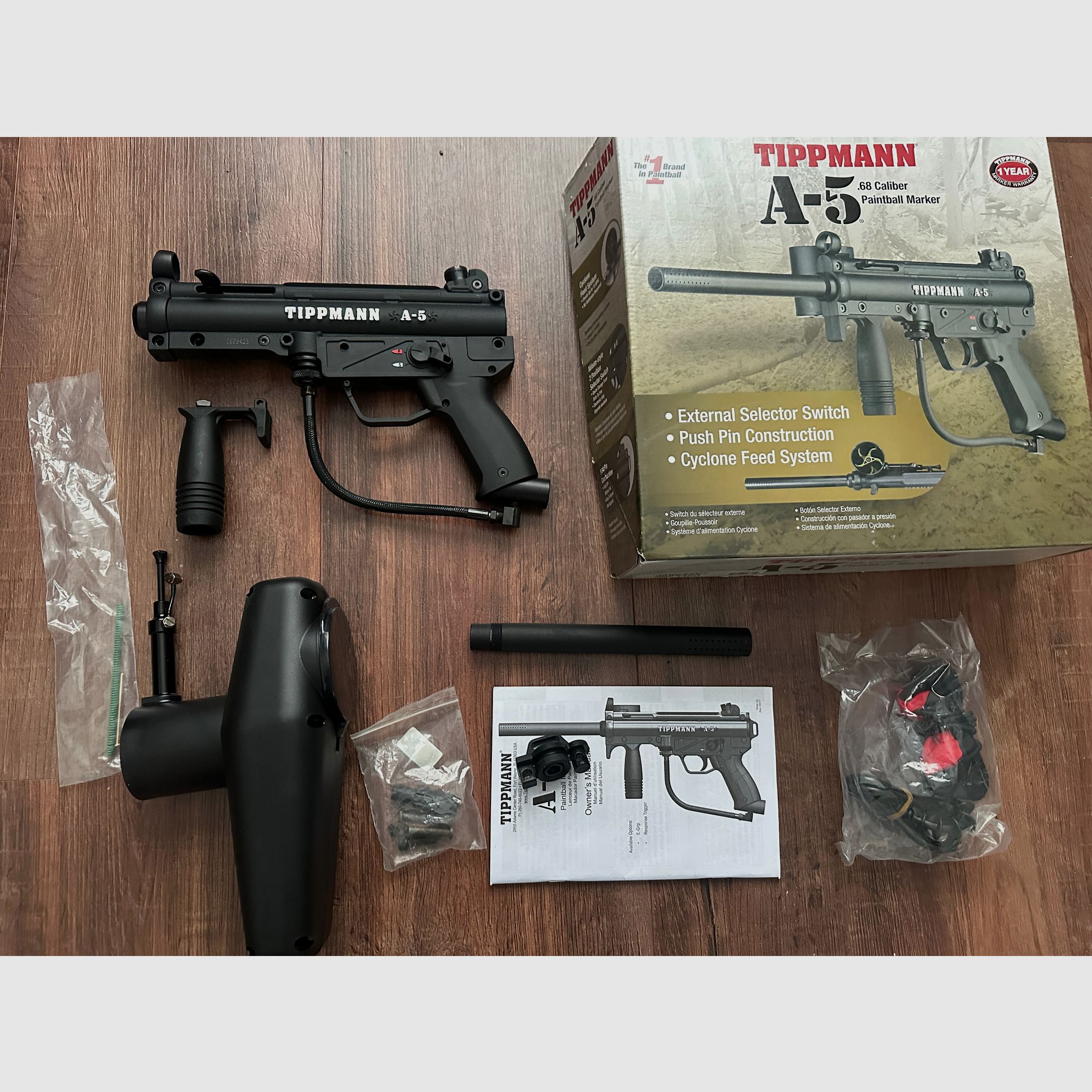 Tippmann A5 68 paintball marker (brakujące części), zdjęcie 1 z 2