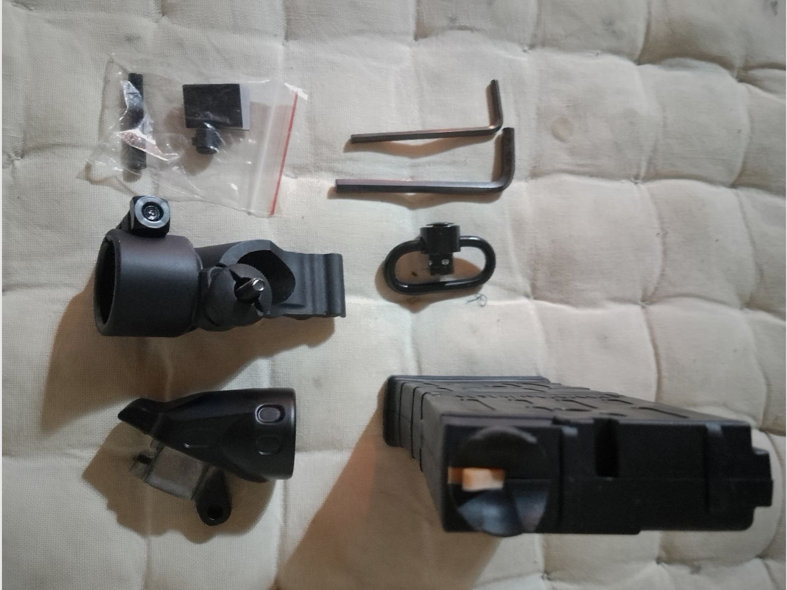 Original tippmann tmc Elite Gurt Öse Feed Neck Assembly ASA Adapter Magazin Dummy Hopper Umbau Set 