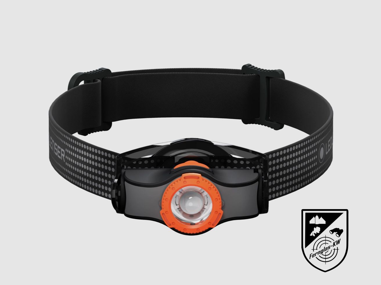 Ledlenser 502148 LED Kopflampe Stirnlampe MH3 Schwarz Orange 200 Lumen
