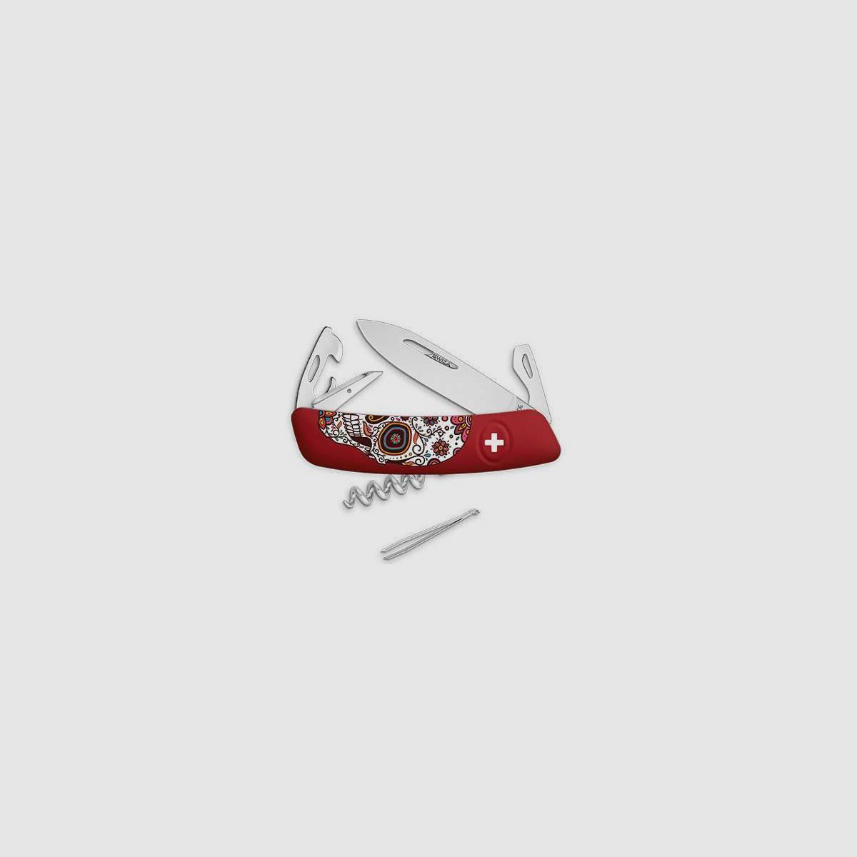 Szwajcarskie noże D03, Mexican Skull Swiza