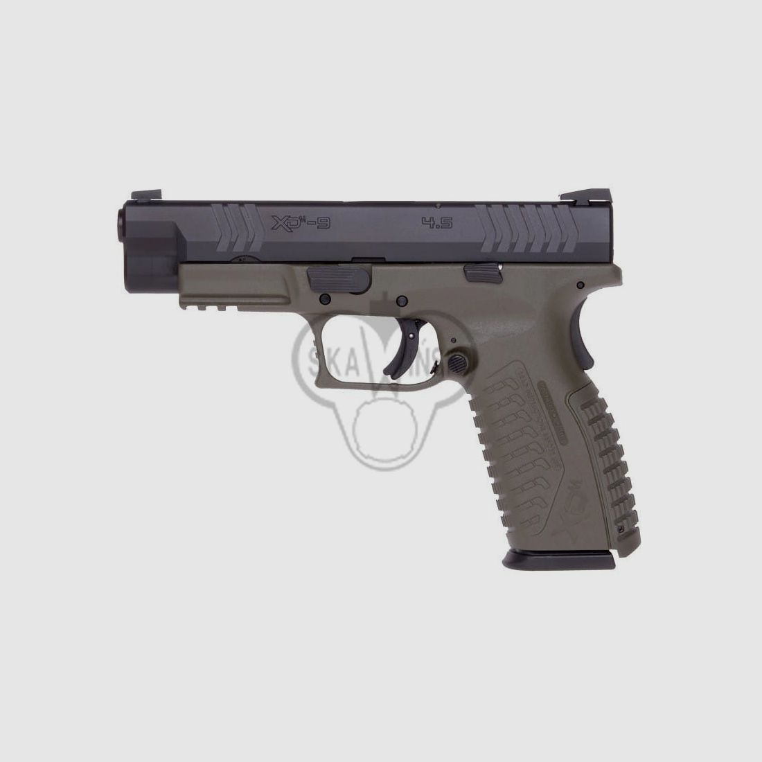 Pistolet XDM-9 4,5 Czarno-Zielony, zdjęcie 1 z 2