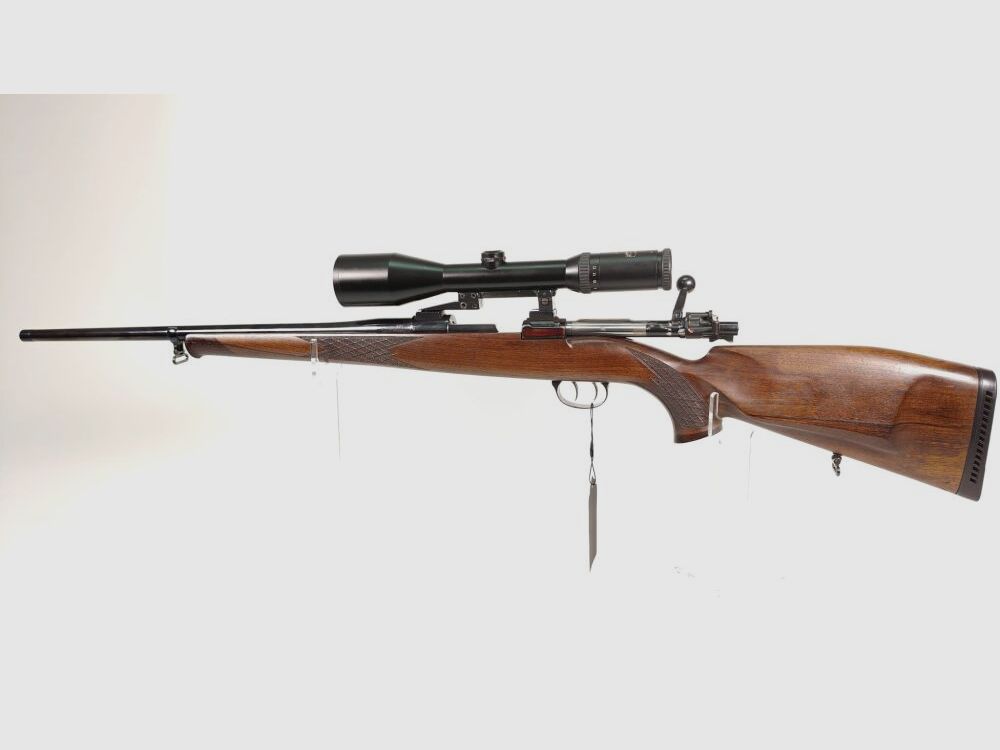 Mauser Mod. 98 carabina a otturatore girevole-scorrevole .30-06 con Schmidt & Bender 3–12x50, immagine 1 di 8