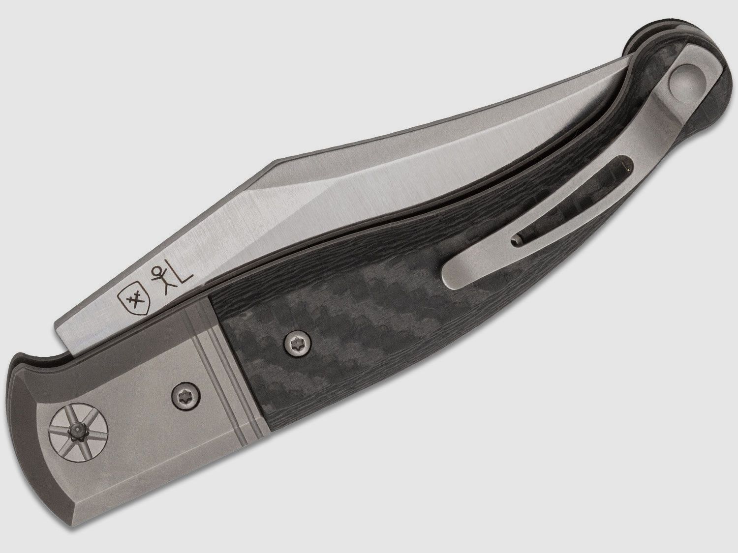 Gitano GT01 CF, Niolox Clip Point-Klinge, Kohlefaser-Griff | 97322