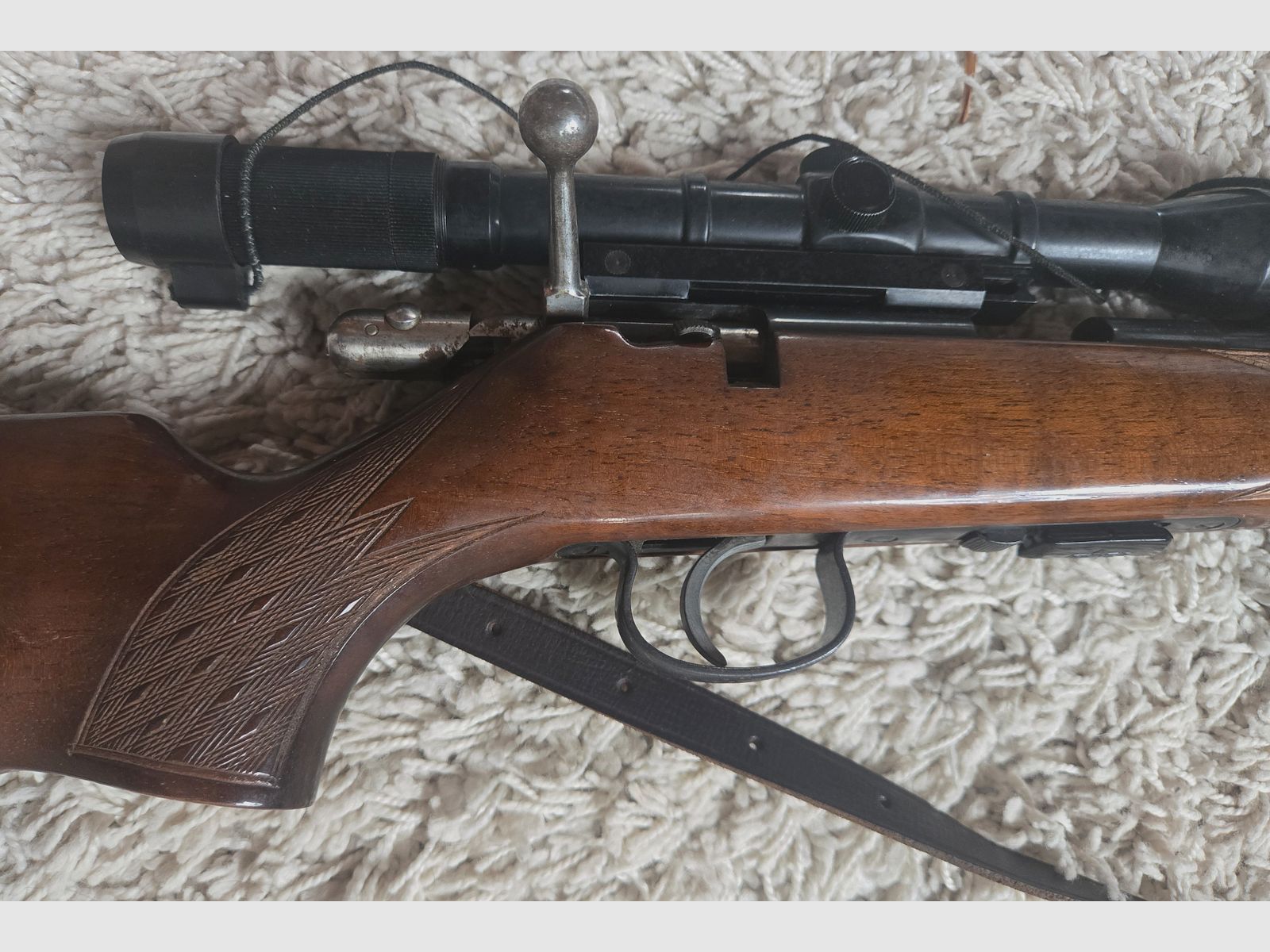 Rifle Anschütz Model 1416 Cal. .22lr incl Waldläufer SUPERIOR 4x20