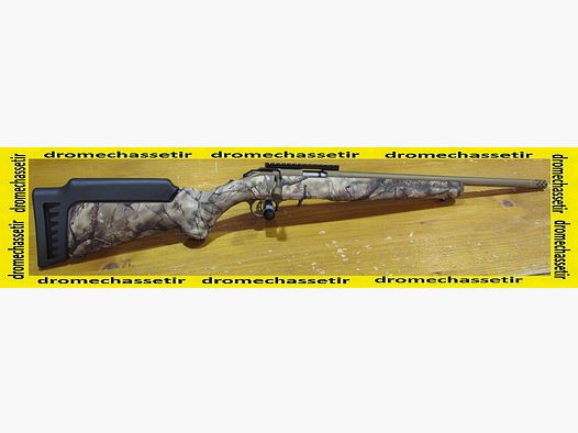 Karabina RUGER AMERICAN RIMFIRE .22LR 10 Strzałów 46 cm Gwint 1/2×28 camo brązowy lub 8372