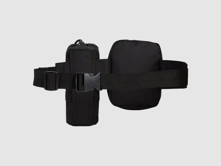 Brandit Taillengürtel "Allround" mit Tasche + Flaschenhalter - Schwarz