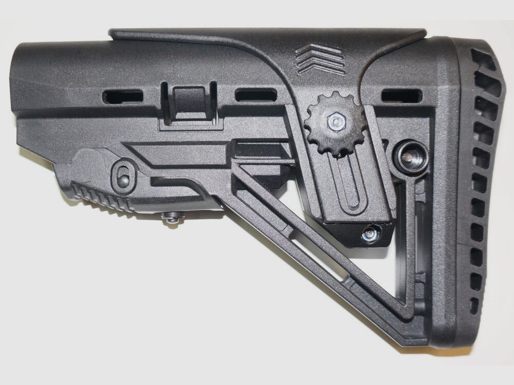 GWMH GWMH SPC AR9/AR15 verstellbarer Teleskopschulterstütze/Schubschaft mit Wangenauflage