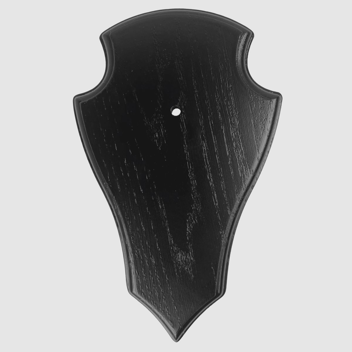 Panneau en bois de cerf 22x13 cm sombre pointu ou en pin