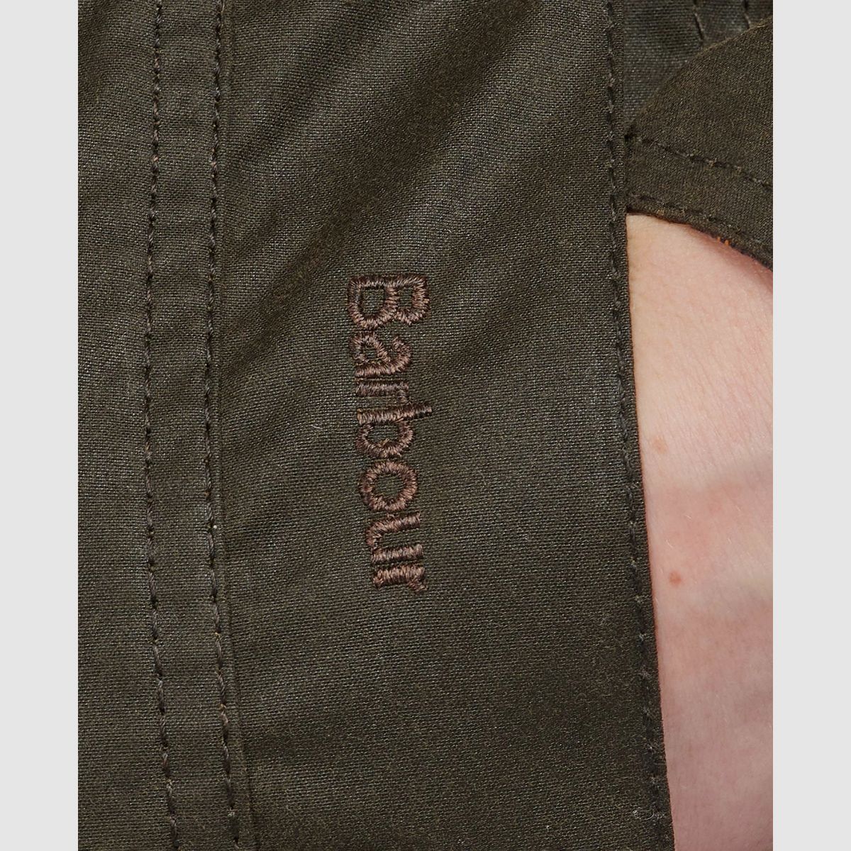 BARBOUR Belsay Wax Jacket Women Olive