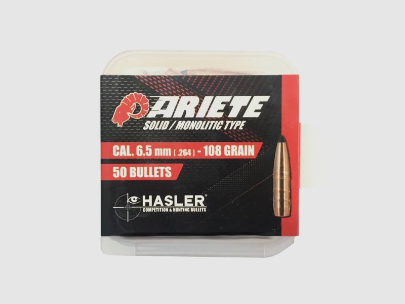 HASLER OGIVE 6,5MM(264″) 108GR. ARIETE