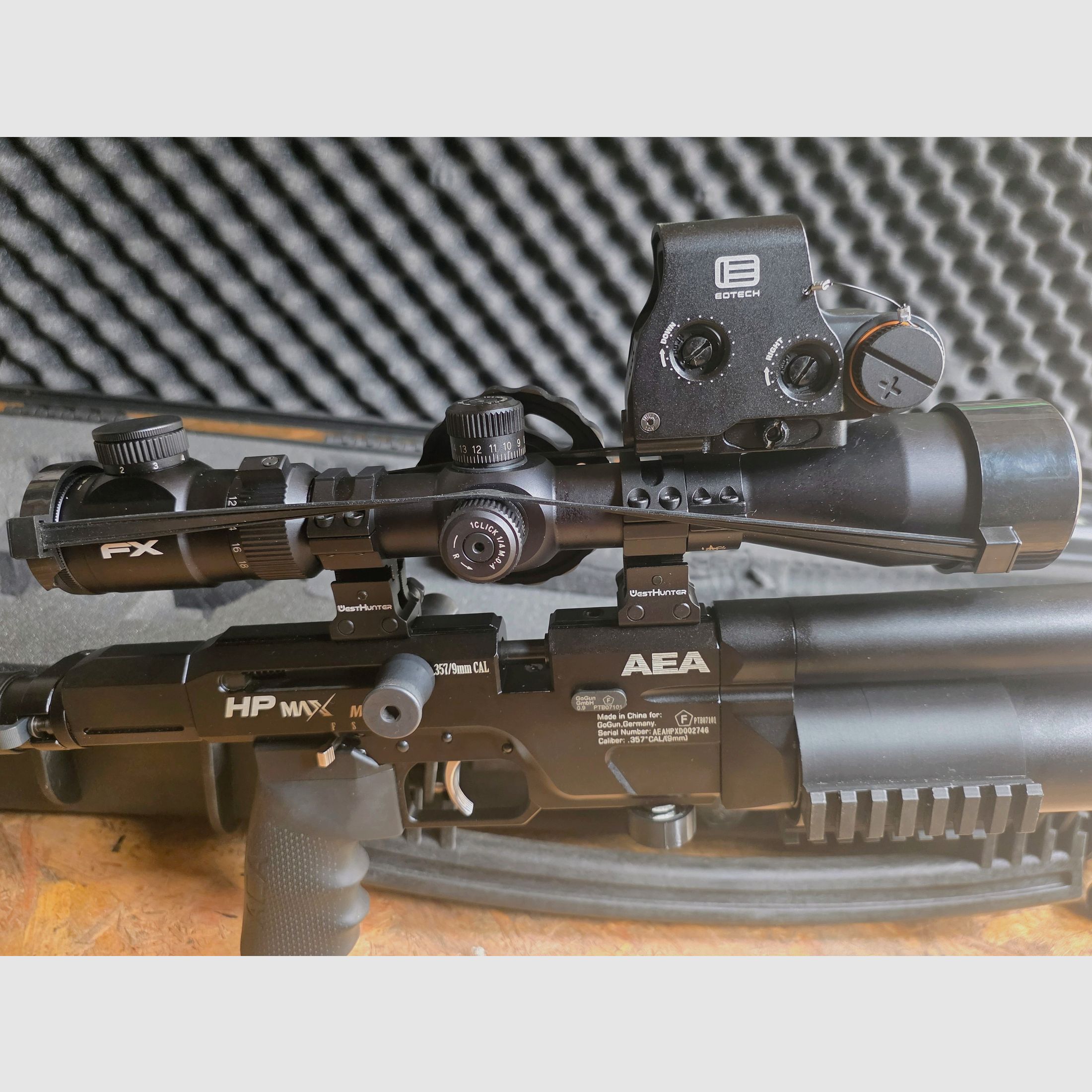 AEA HP Max MK 2 GoGun Komplettset inkl. Kompressor und hochwertigsten Zubehör 