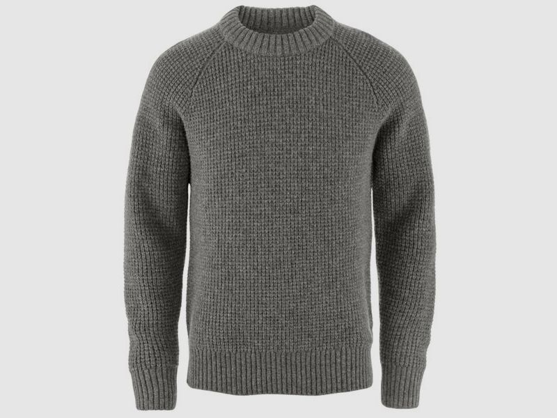 Fjällräven Övik Waffle Knit Grey, billede 1 af 2