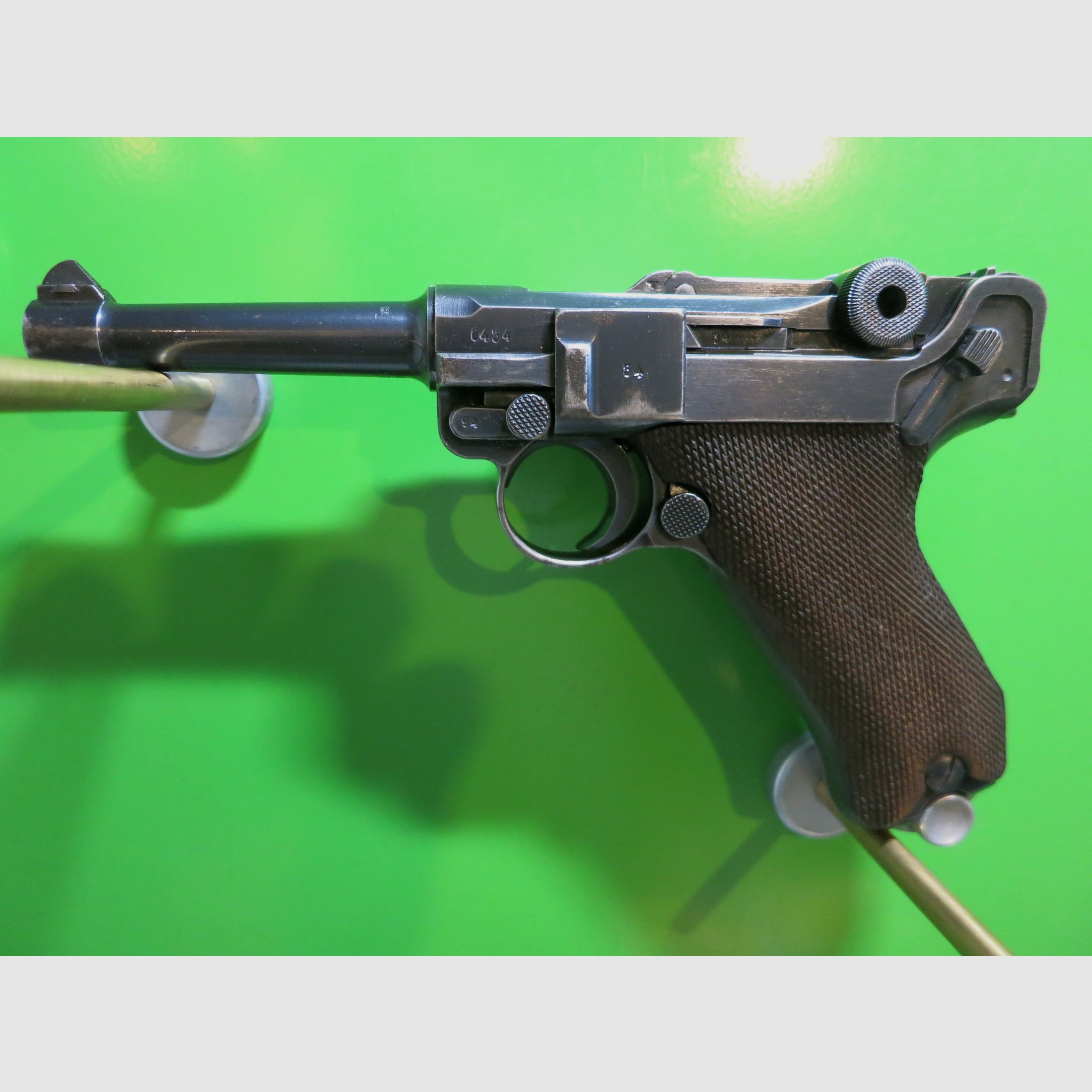 Deutsche Waffen- und Munitionsfabriken (DWM) 1939, Pistole 08 P08, 9 mm Luger, WaA 655 +Adler,  WW2     #67-