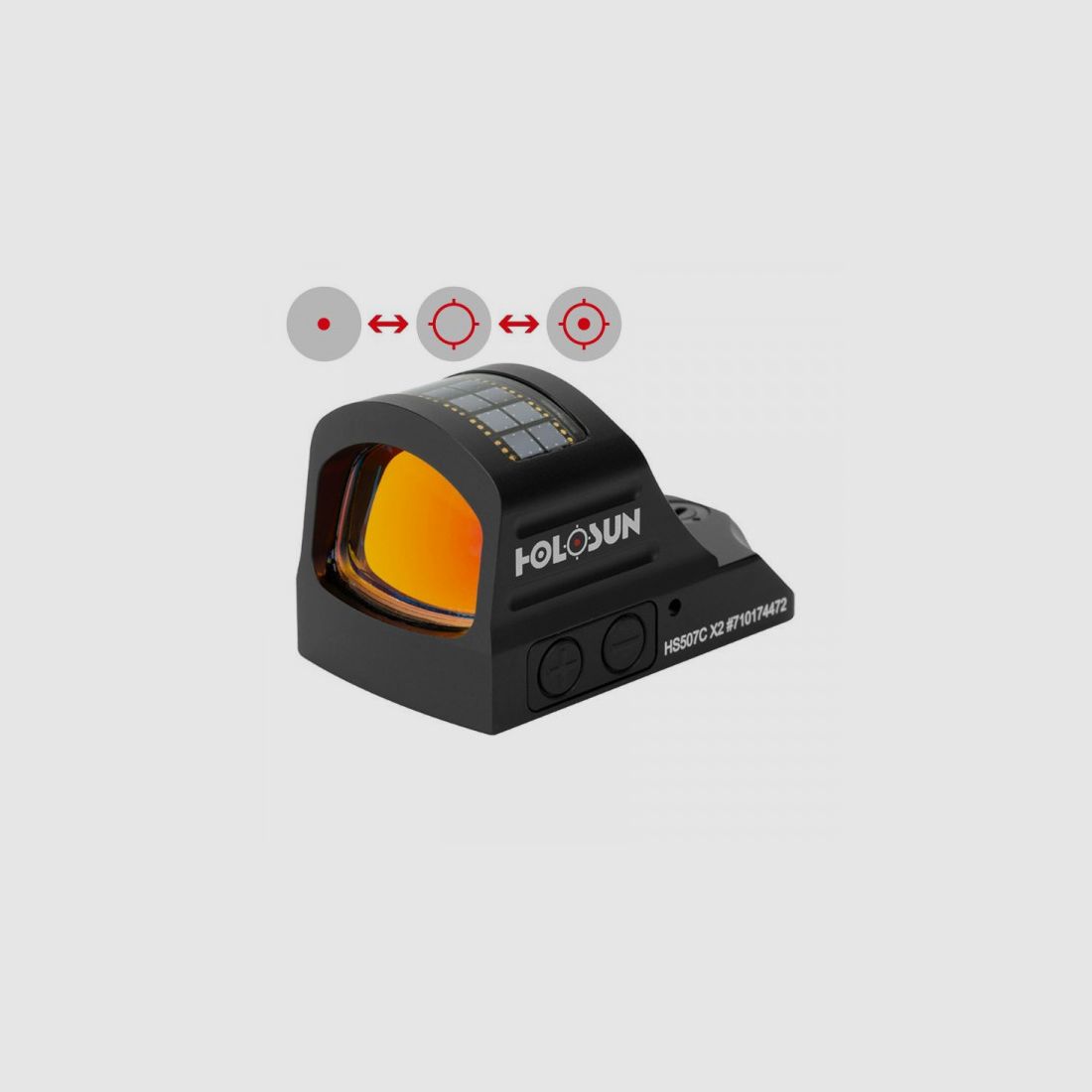 HOLOSUN REDDOT REFLEXVISIER - HS507C-X2