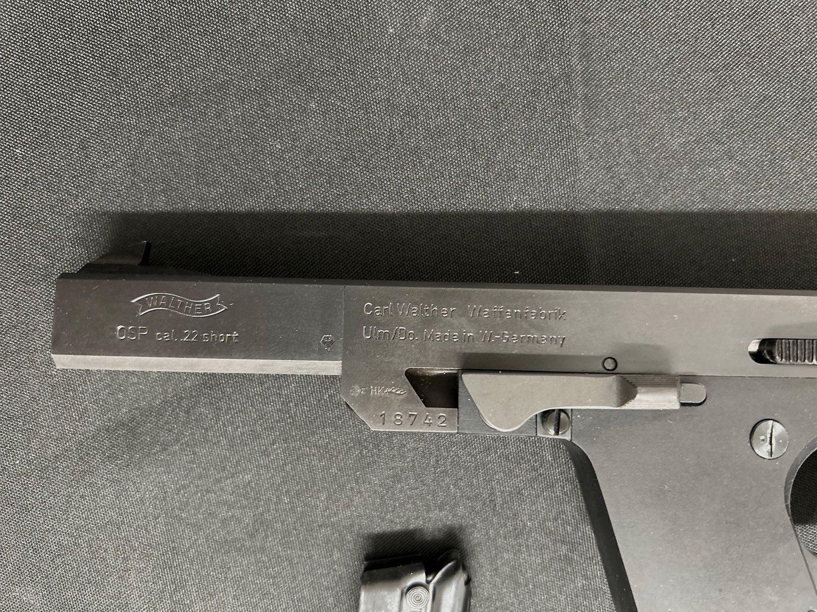 Walther OSP Kaliber .22short Sportpistole Matchpistole