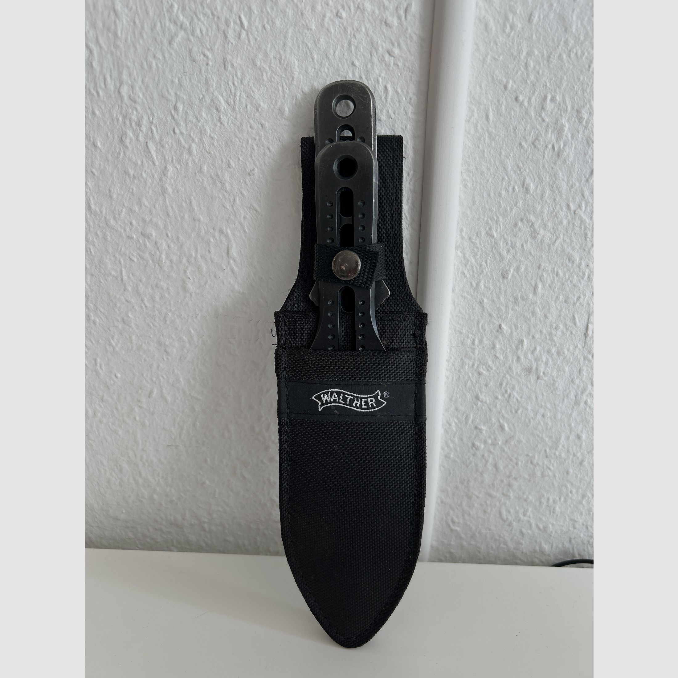 WALTHER WURFMESSER 2x mit OVP und Holster