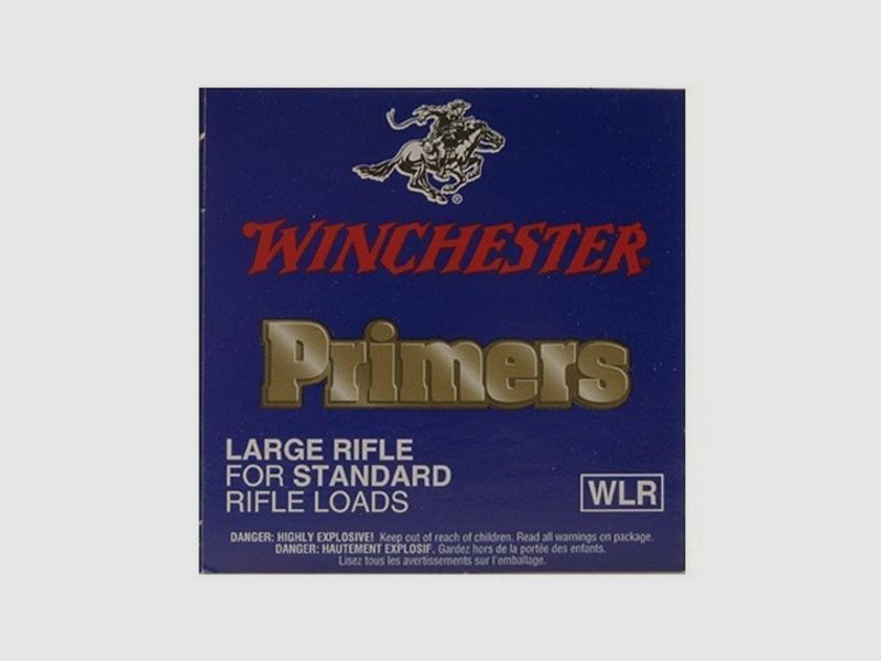 Winchester Zündhütchen große Büchse WLR