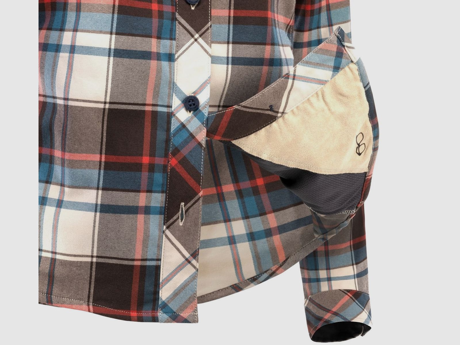 Camisa de mujer Helikon Marigold - Moss Green Check (KO-MWS-NS-PG), imagen 12 de 16