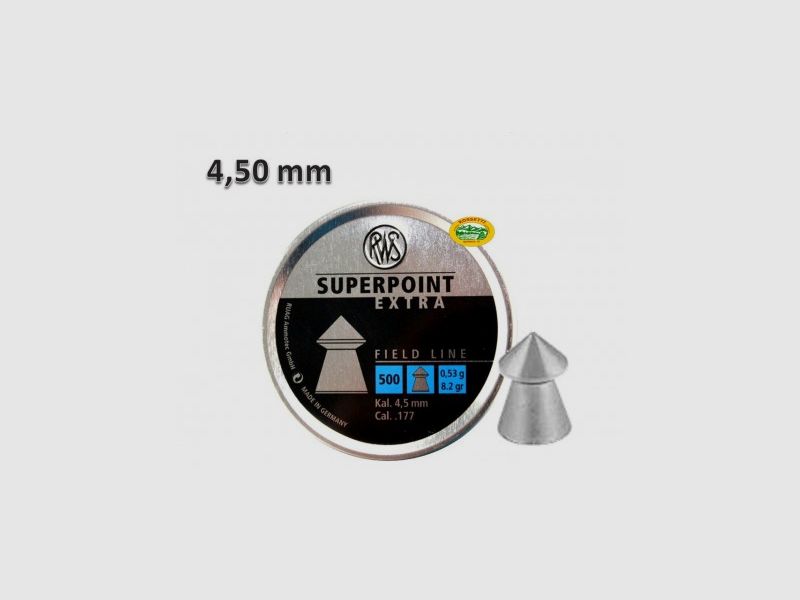 RWS Bullets SUPERPOINT EXTRA cal. 4.50mm 0.53gr