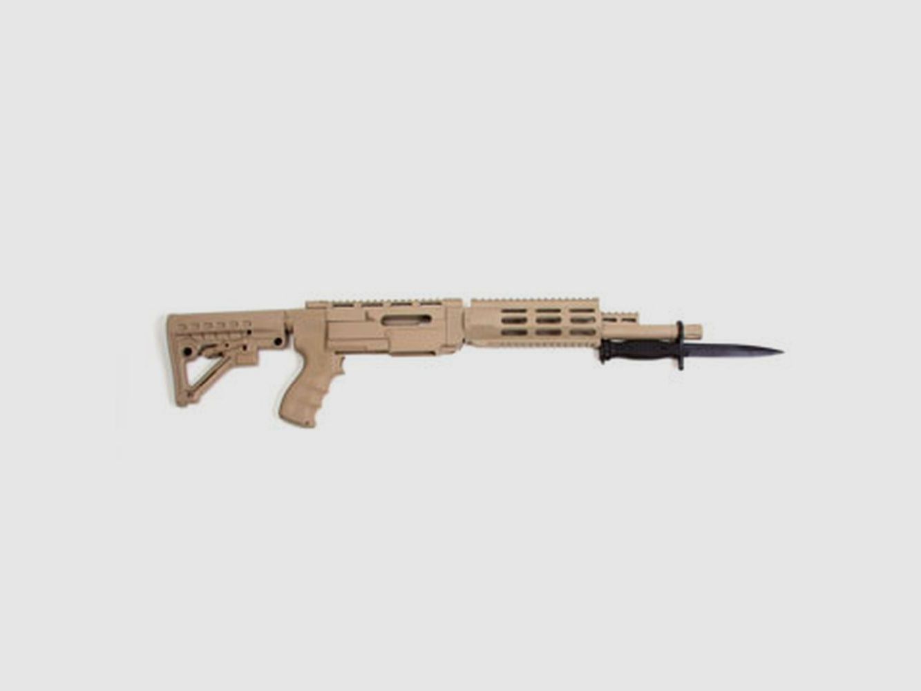 Archangel 556 AR-15 Stile Conversion Stock (Ruger 10/22) - Desert Tan Polimero