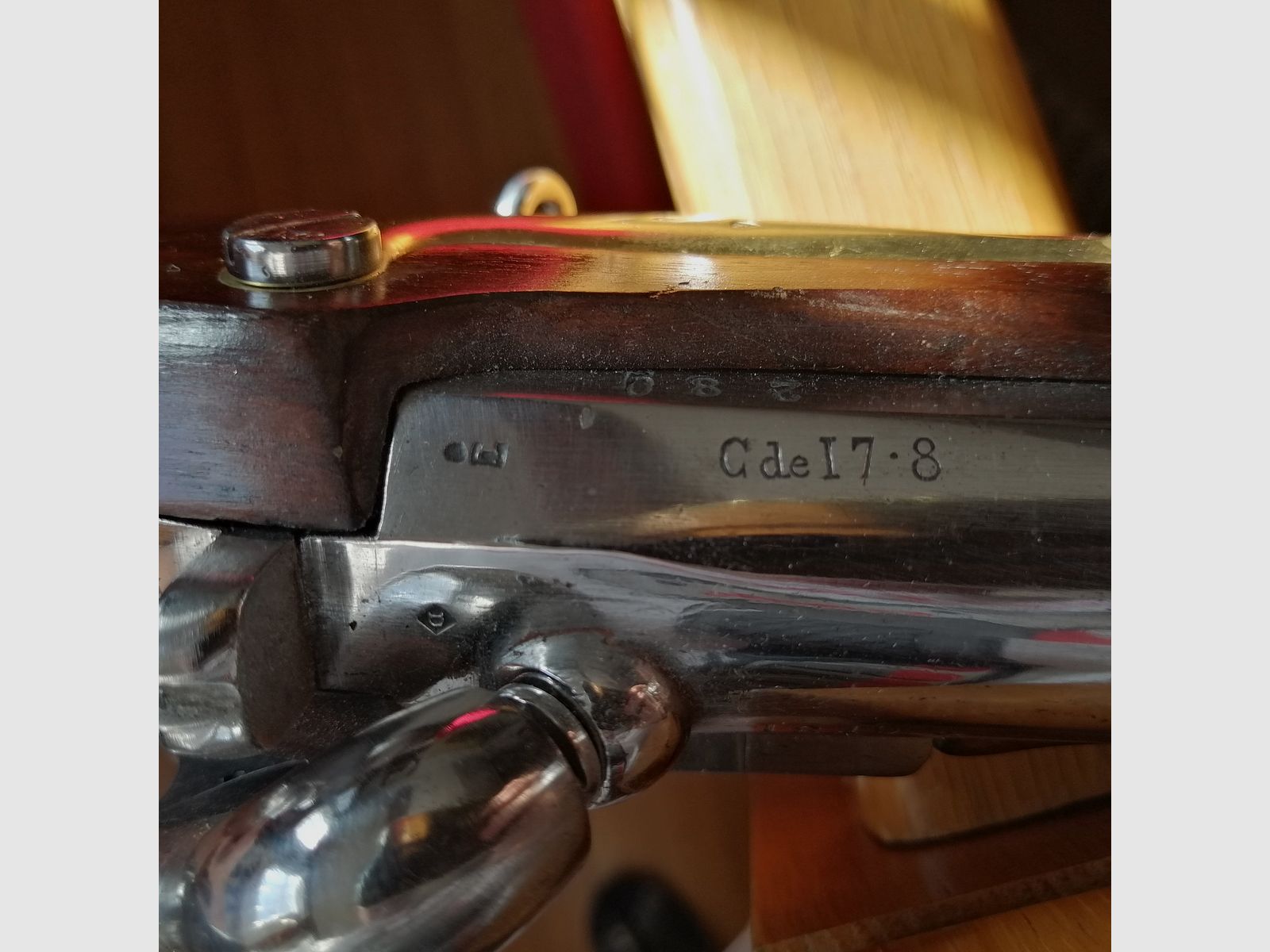 Uitzonderlijk en zeldzaam dragondersgeweer model 1816 T bis – perfect enkel serienummer – homogeen – Museumstaat bajonet, afbeelding 16 van 45