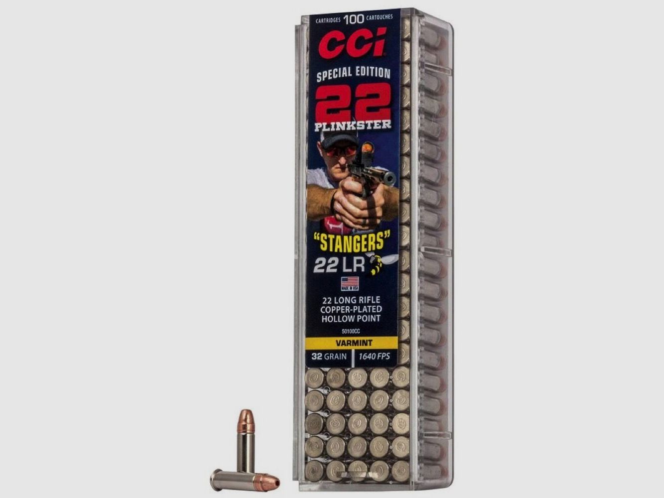 CCI Stangers CPHP 32grs 100St .22lr