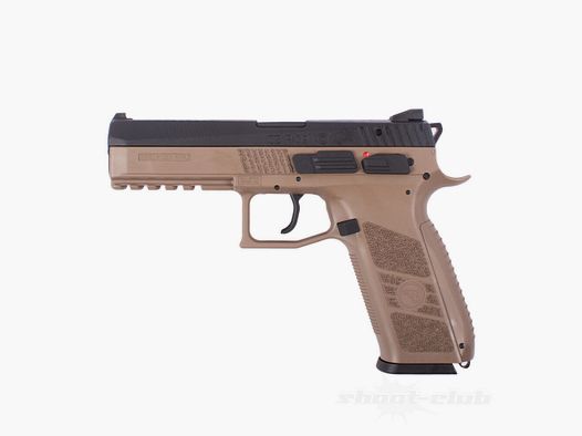 ASG CZ P-09 Airsoft Gas GBB Pistole ab18 - TAN