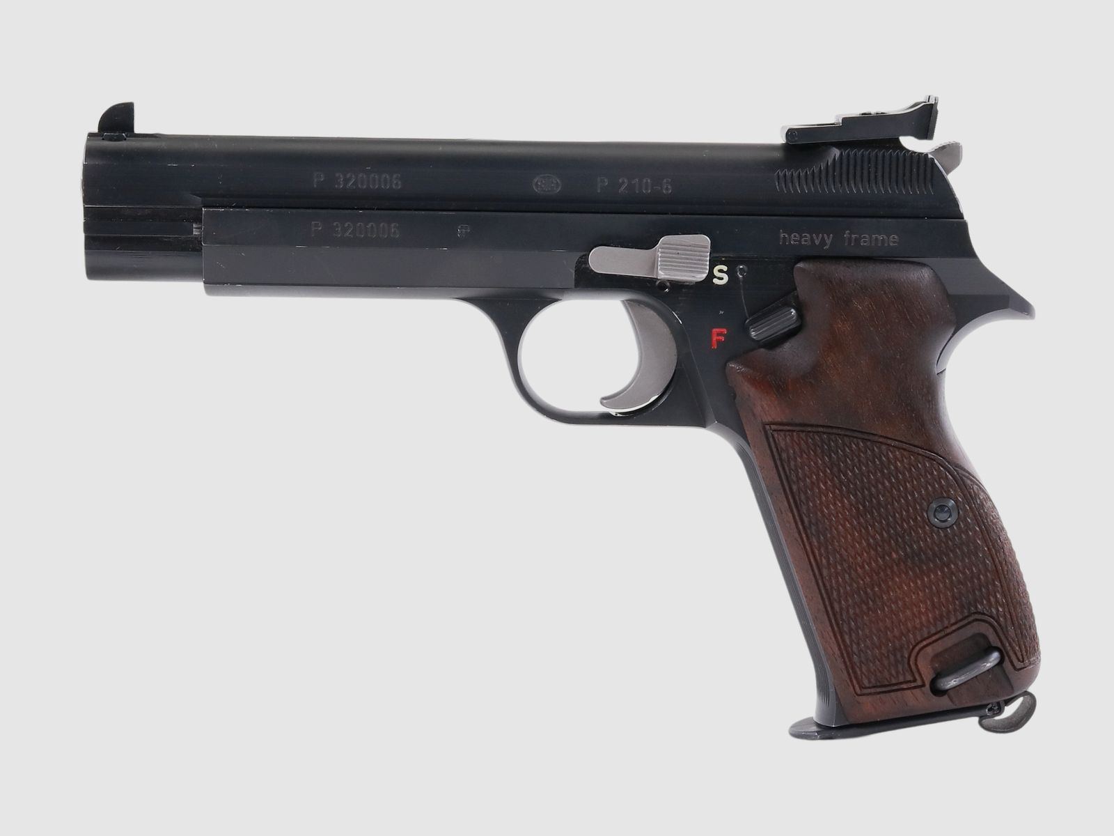 Hämmerli SIG P210-6, calibre 9mm Luger || pistolet