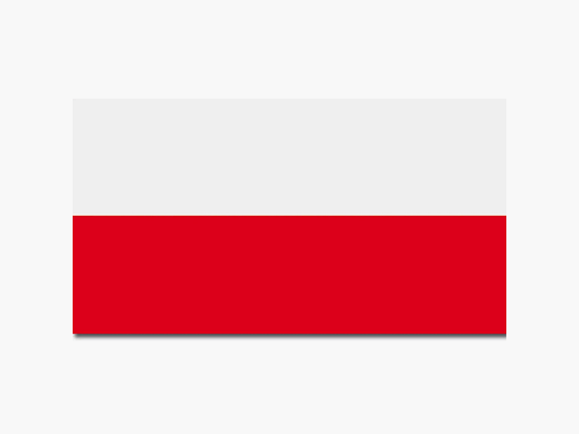 Unbekannt Flagge Polen