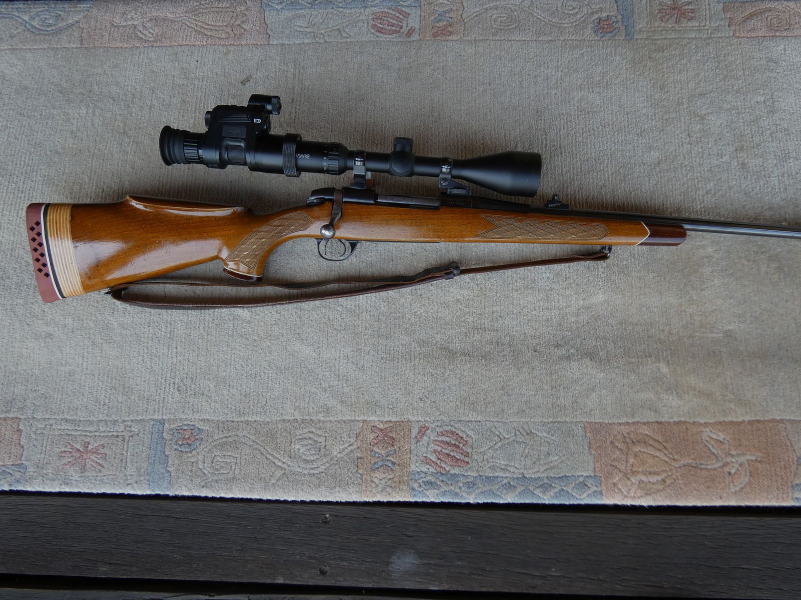 BSA bolt-action rifle 243 Win. with scope