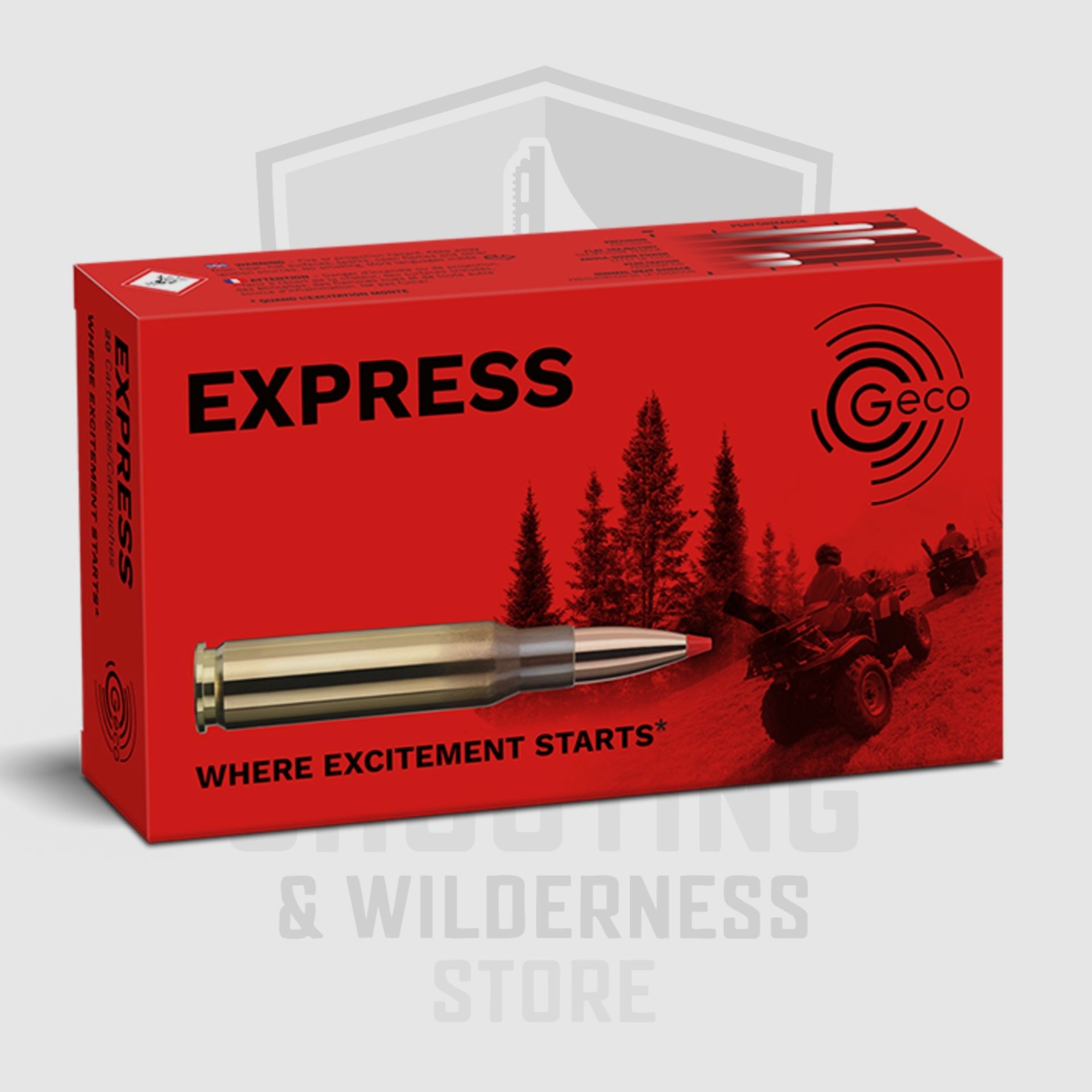 Geco Express .30-06 165 gr/10,7 g 20 patronen, afbeelding 2 van 2