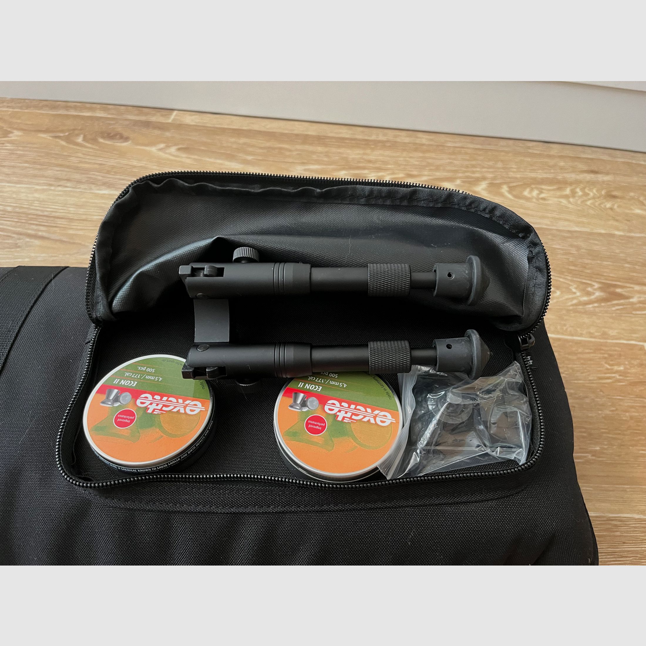 Air rifle SSG AN500 4.5 mm + scope + bipod + bag + pellets