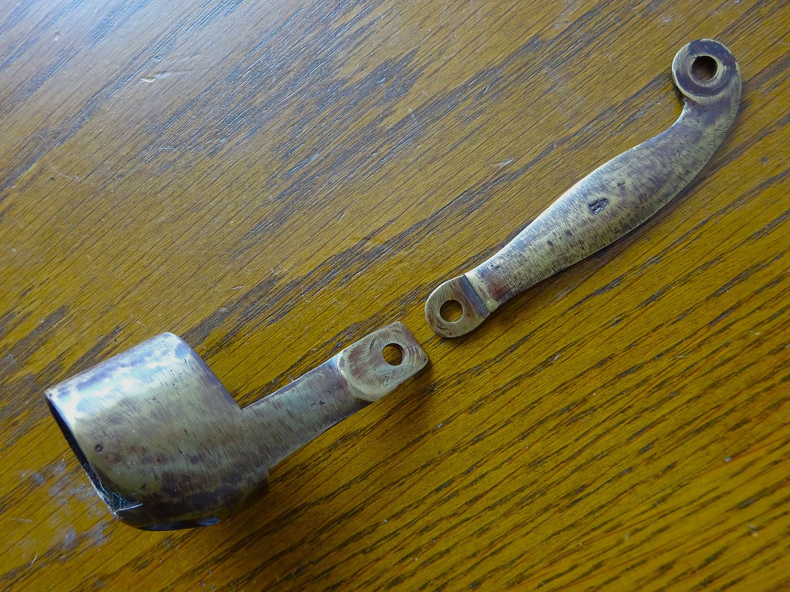 Originele messing beslag voor Franse voorlader cavaleriepistool Mod.1822 T bis