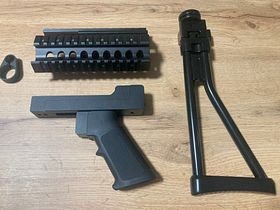 Taktischer Bodykit AK Style für Diana Chaser Airbug Bandit Trailscout Stormrider CP1 CP2 PP800 PR900 Aluminium KEIN 3D Druck