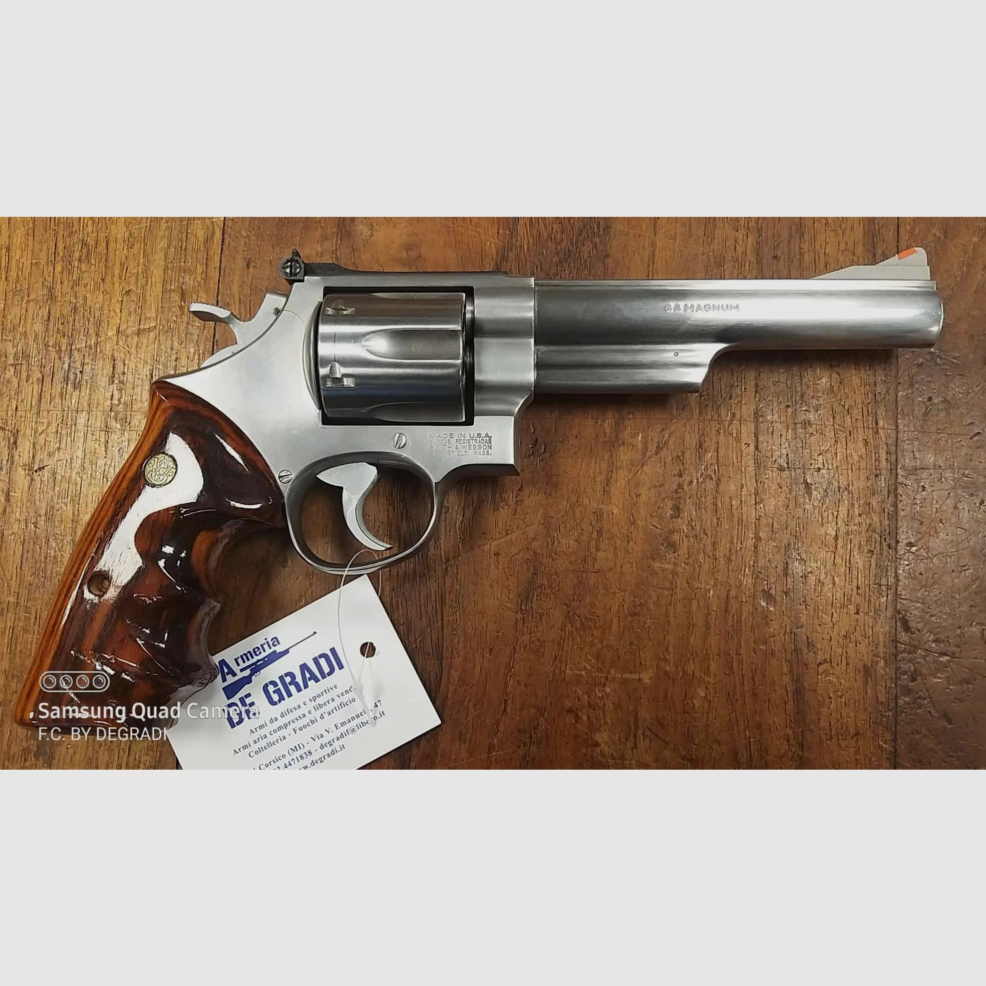 REVOLVER SMITH & WESSON MODEL 629 – 3 CALIBRE 44 MAGNUM, imagen 4 de 4