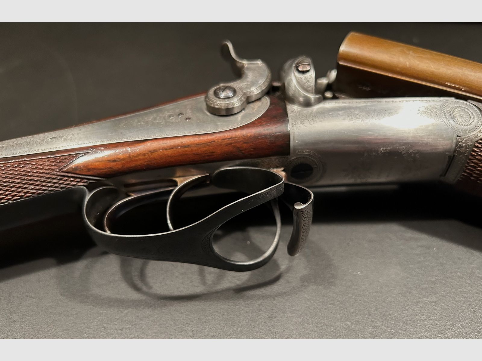 Purdey & Son double-barrel shotgun 12/65 - historical hunting weapon