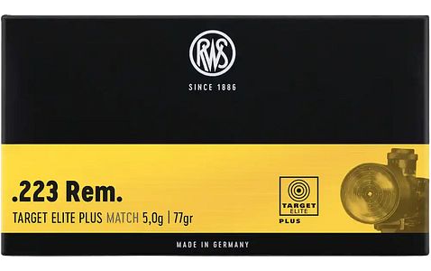 RWS .223 Rem. Target Elite Plus 5,0g/77grs.
