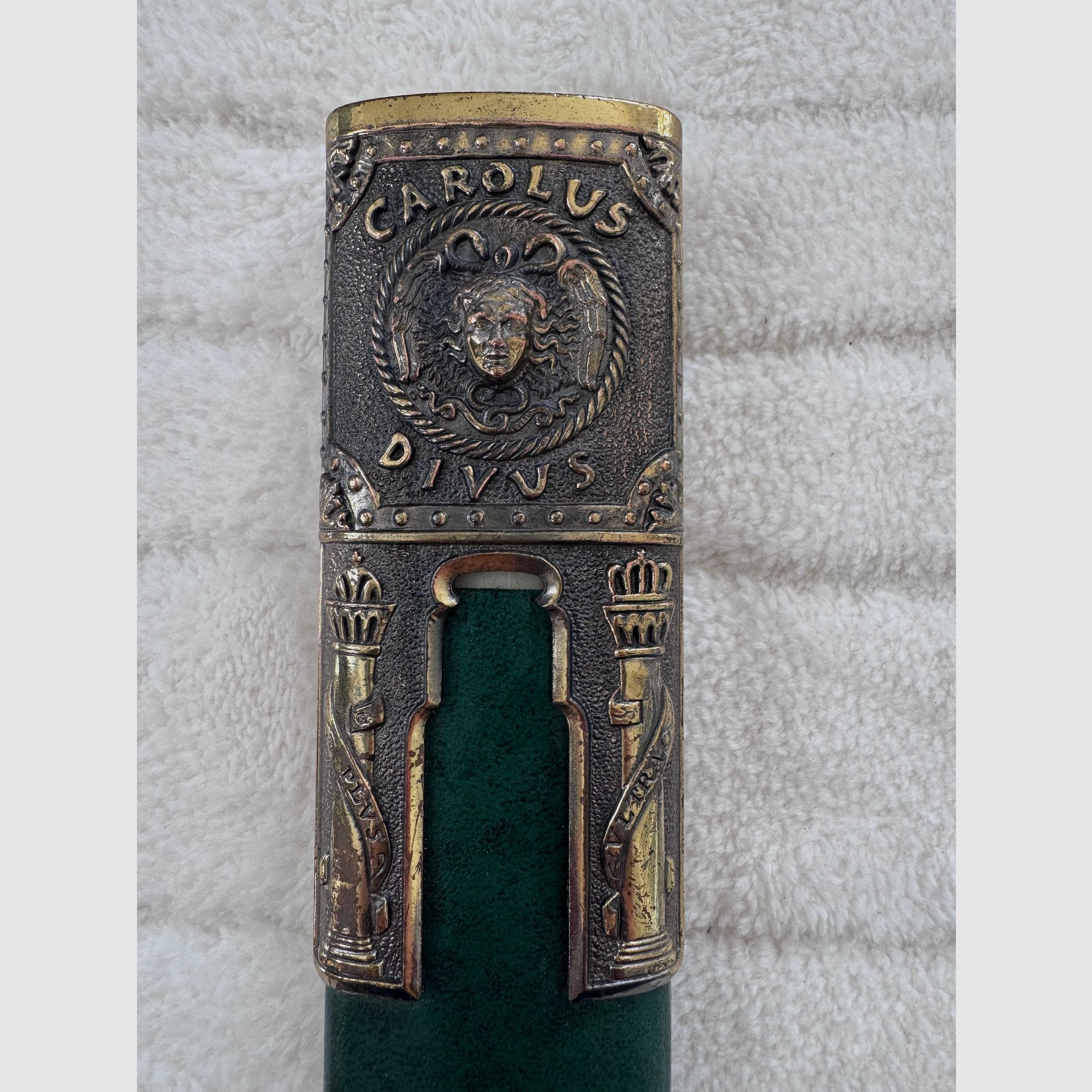 Zierschwert „Carlos V / Carolus Divus“ mit Scheide
