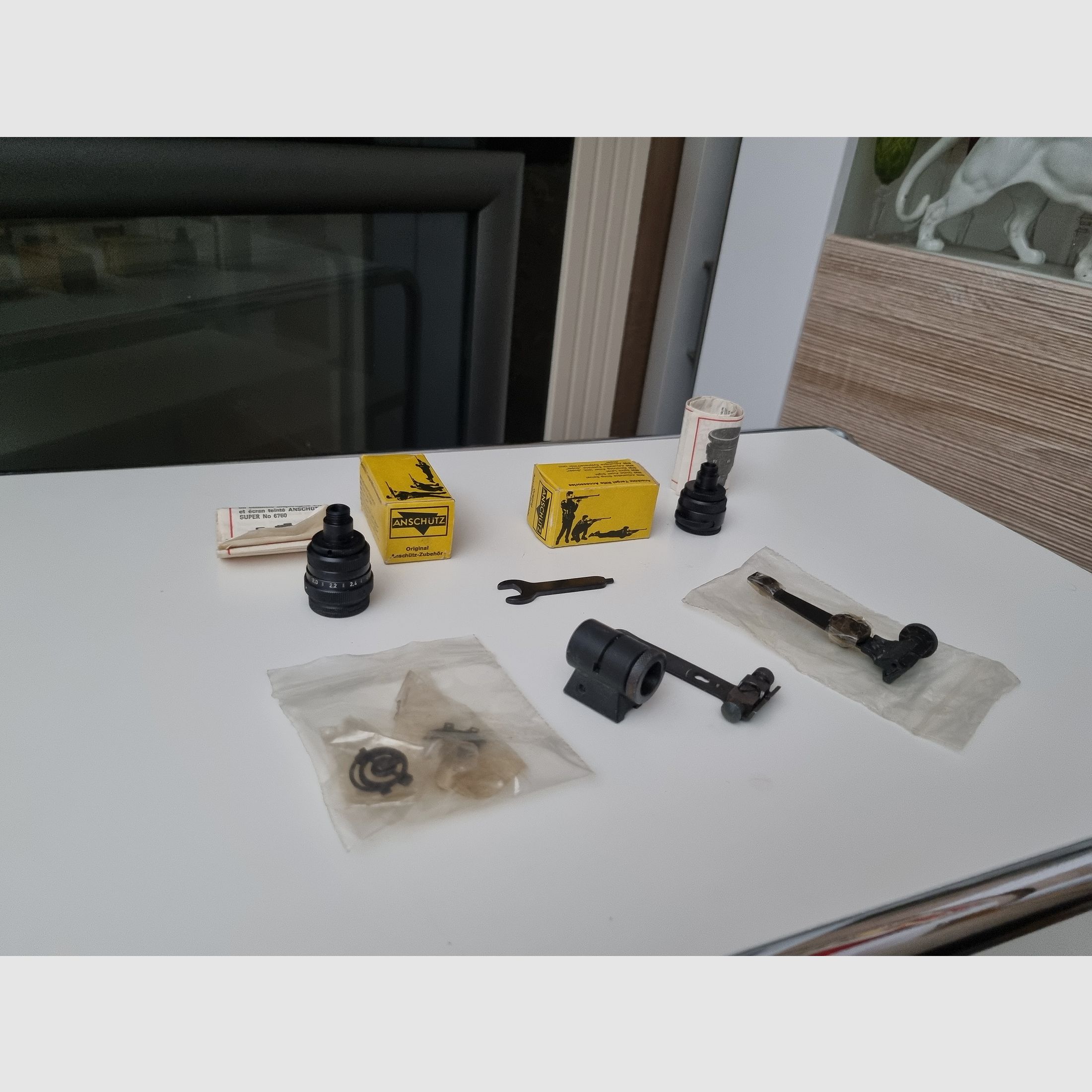 Anschütz Diopter 6755 + 6750 + accessories