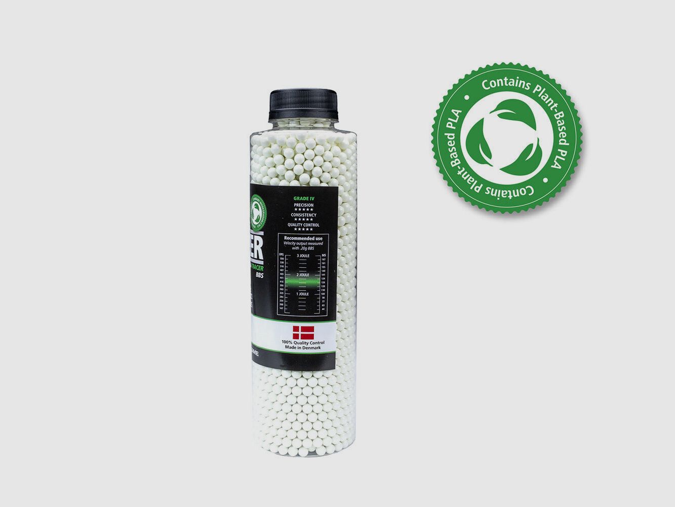 ASG Alpha Blaster Tracer 3300 Stk 6mm BB / 0,30 g / BIO / Grün, Bild 2 von 3