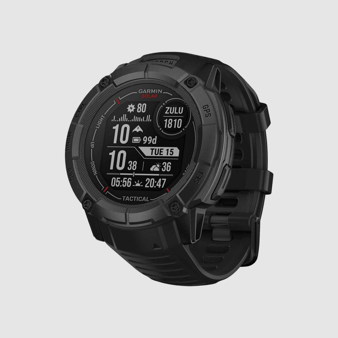 Smartwatch Garmin Instinct 2X Solar Tactical Noir, image 1 sur 13