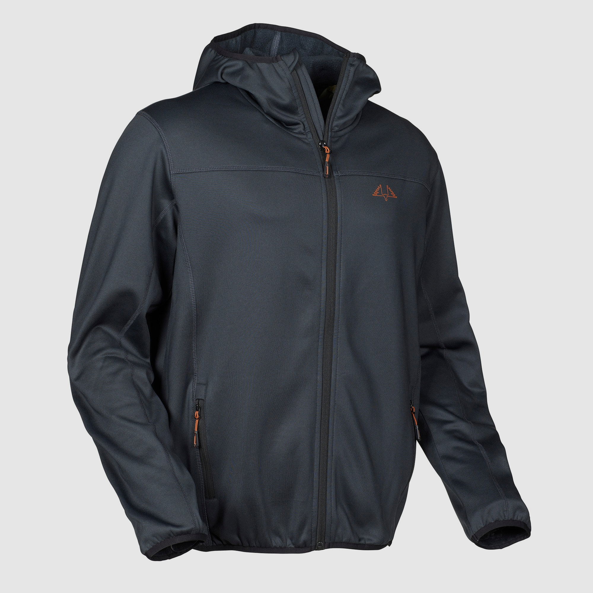 Swedteam Alpha Full Zip Sweater Men Dark Grey XS