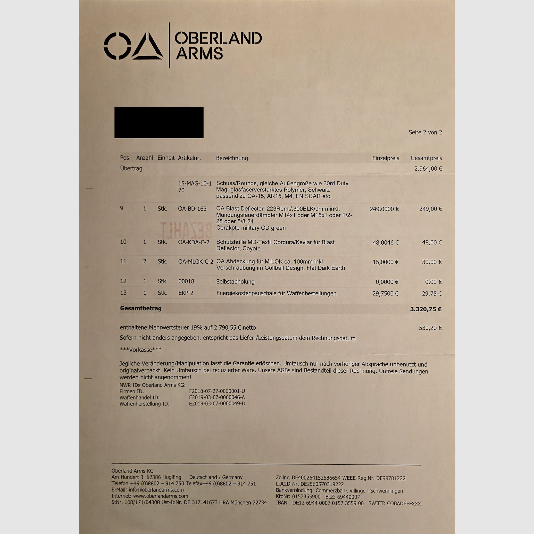 Oberlandarms M5 Ar-15 in .223