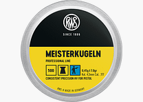 RWS Professional Line Meister HV Diabolo 4,5 mm Ø4,5 mm 0,45 g 500er